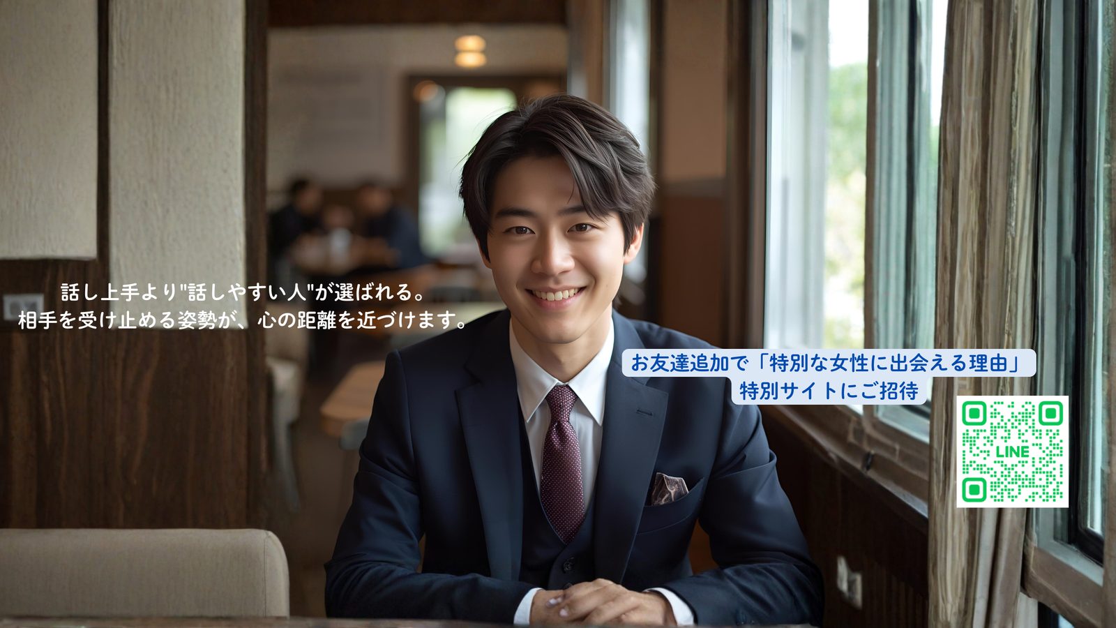 "話しやすい男性"が選ばれる理由